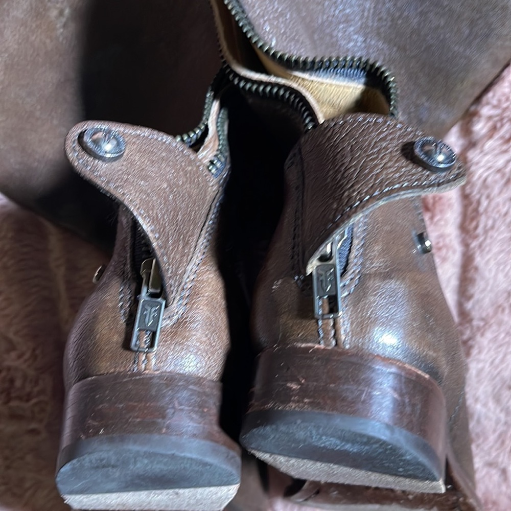 Frye Olive Green Riding Boots - Picture 6 of 11